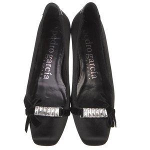 PEDRO GARCIA Satin Ballet Flats - size US 9 / EU 39